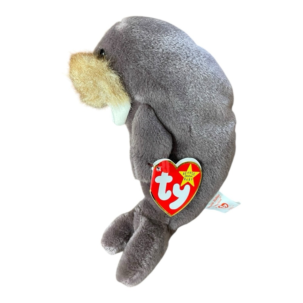 TY Beanie Baby - Jolly the Walrus (7‎ inch) - MWMTs Stuffed Animal Toy